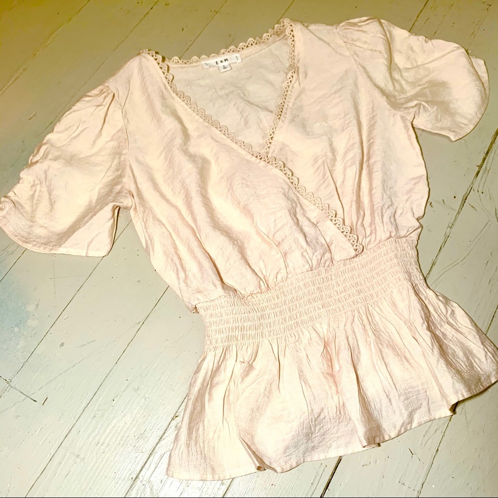 Cream blouse